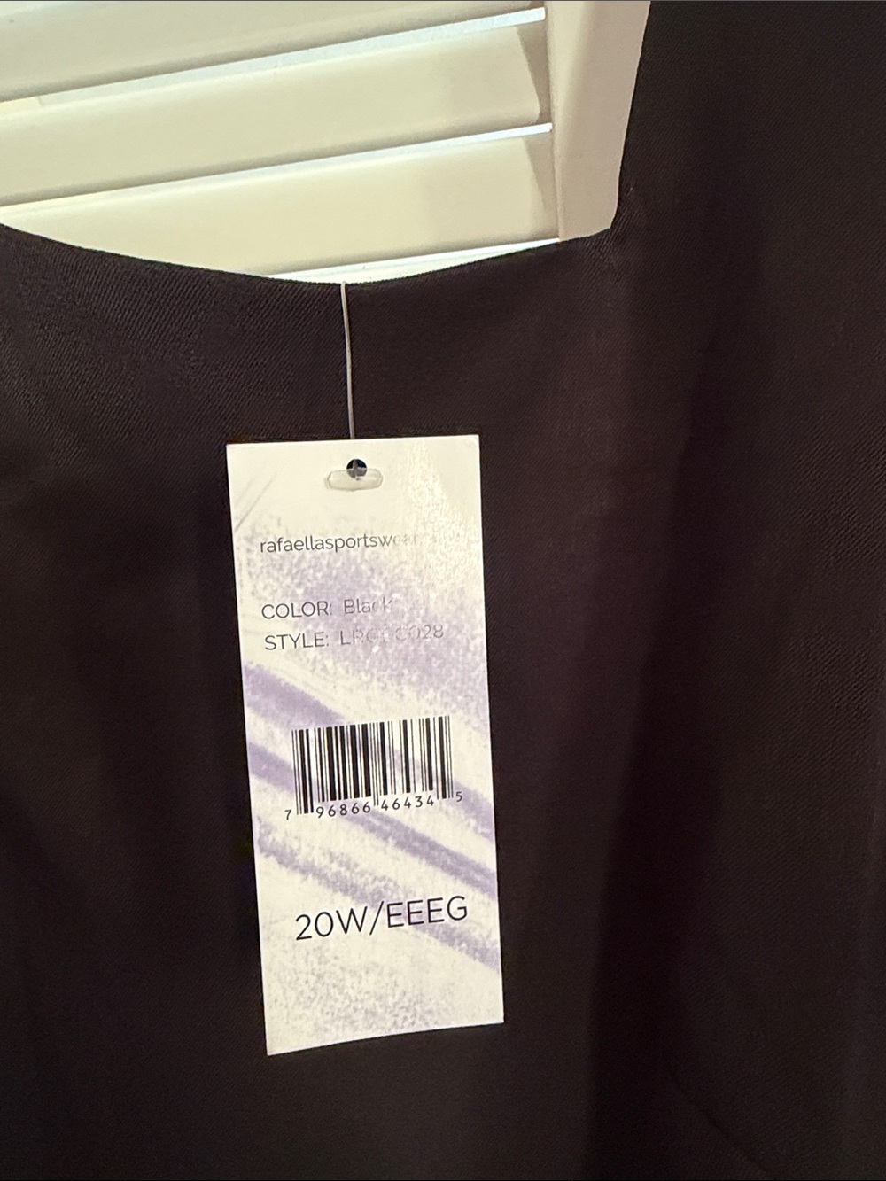 Rafaella Black Scoop Neck Midi Dress - Picture 2 of 4